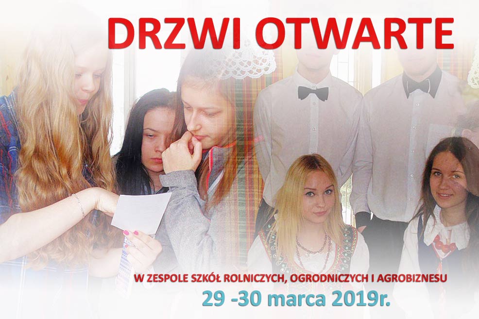 Drzwi otwarte w ZSP Kościelec 29 – 30 marca 2019