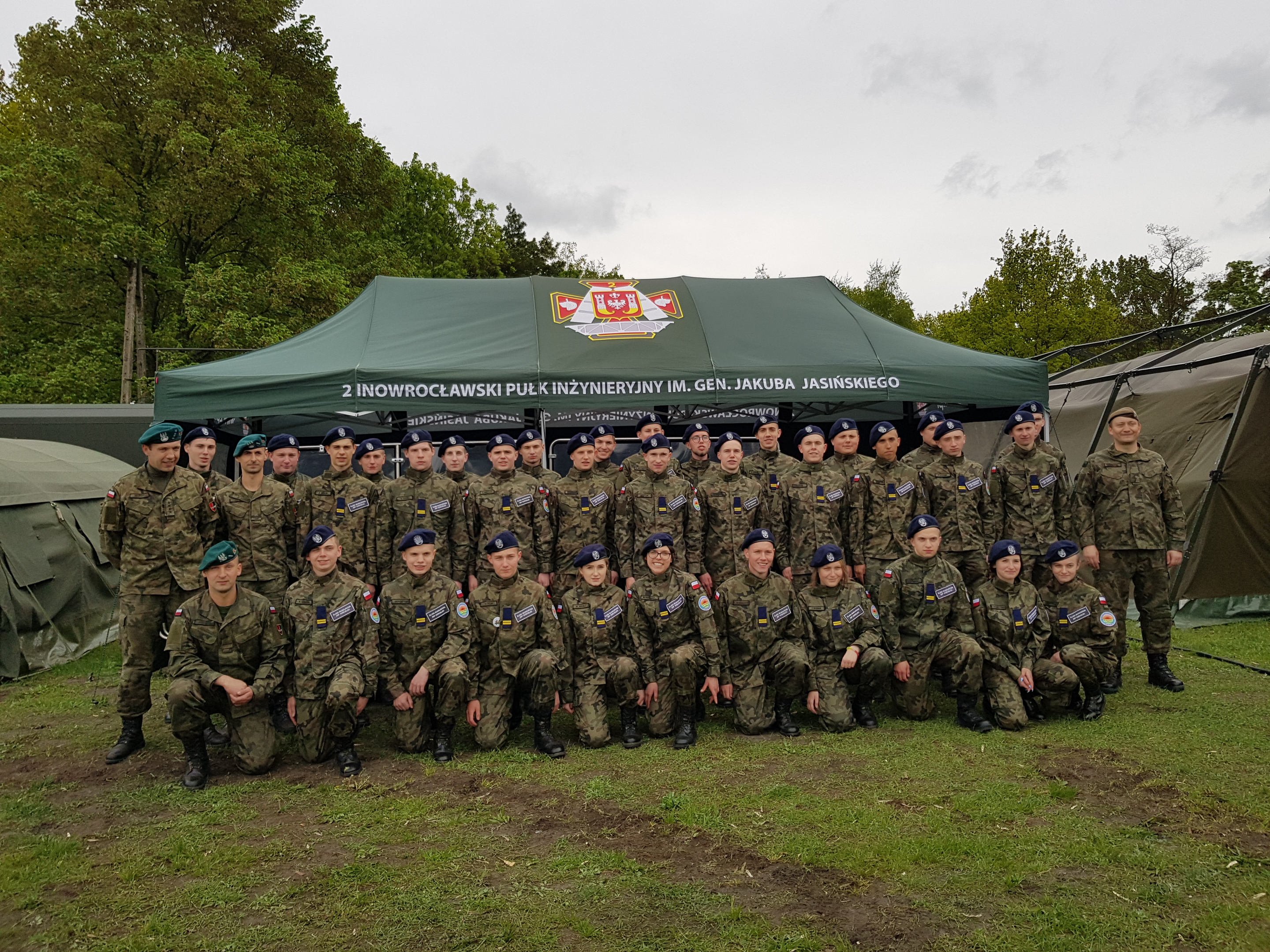 Obóz szkoleniowy realizowany w ramach Edukacji Wojskowej w Ośrodku Szkolenia Poligonowego Łojewo.