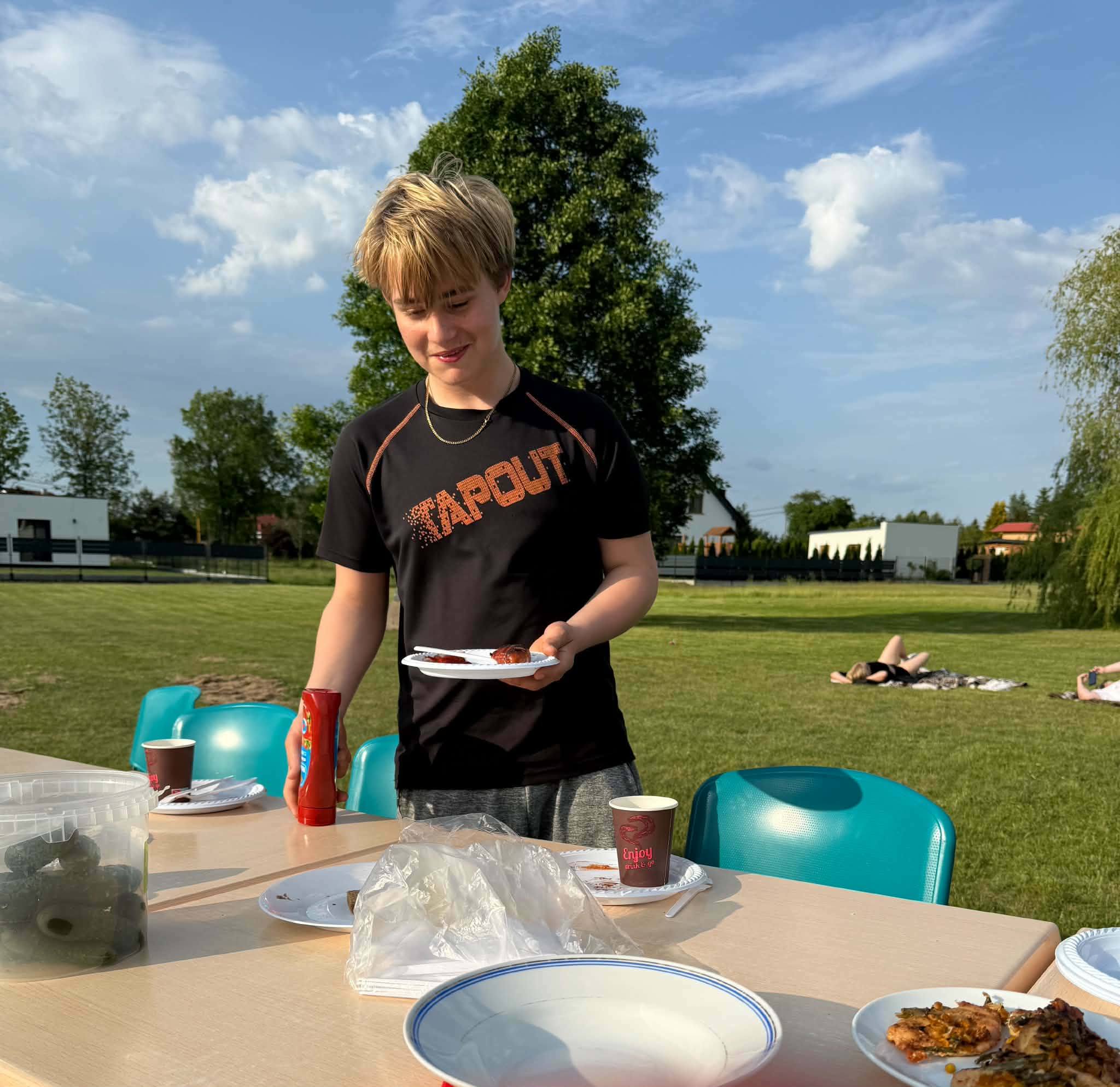 Grill w internacie ZS Kościelec